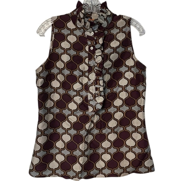 Tory Burch 100% silk shirt - Picture 2 of 7